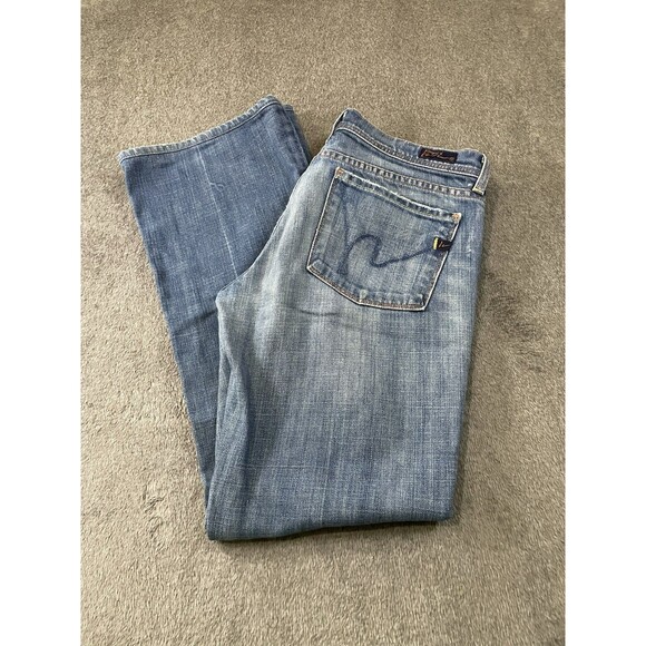 Citizen of Humanity Jeans Women's 28 Light Wash Y2K Low Rise Flair COH Stretch - Picture 15 of 15